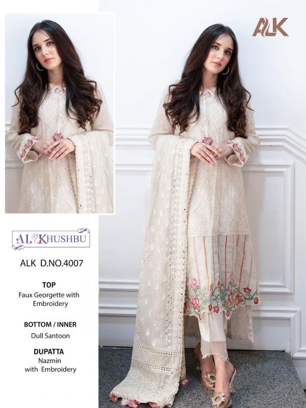 Alk Khushbu Misty Vol 6 Embroidered Pakistani Suit Collection